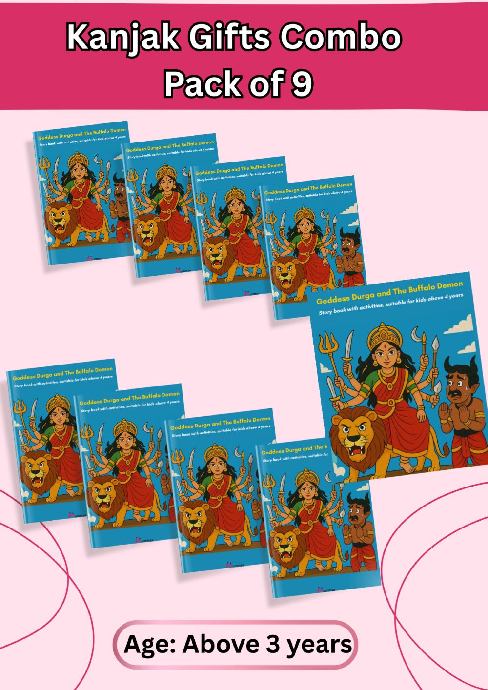 Pack of 9 Navratri Story Books Combo: Kanya Pujan Gifts