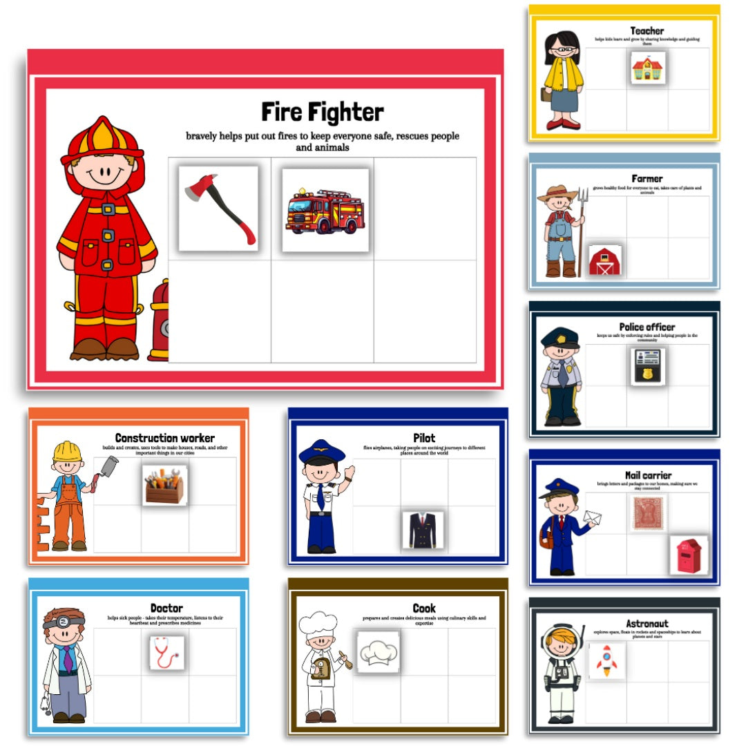 Community Helpers Mini Book