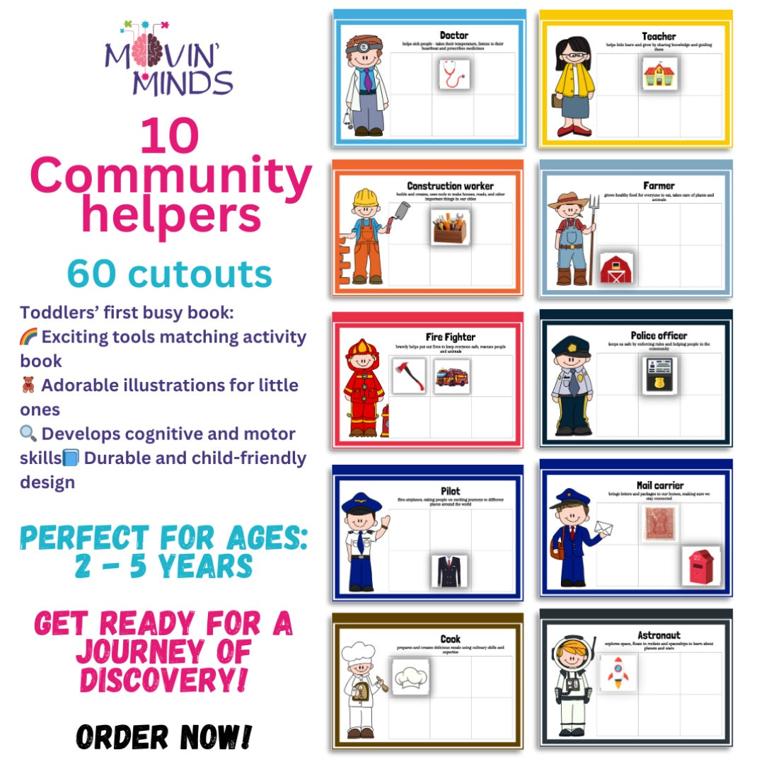 Community Helpers Mini Book