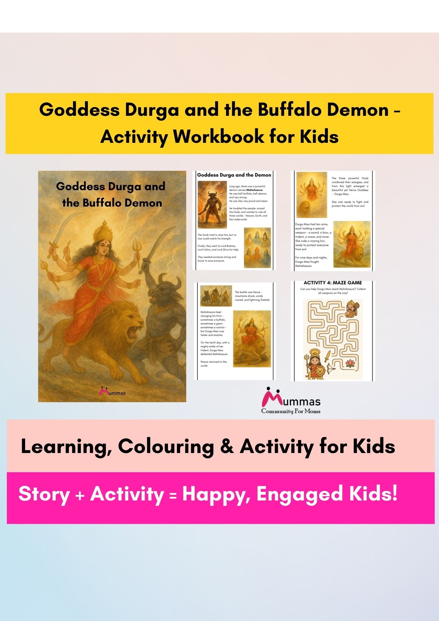 Goddess Durga and the Buffalo Demon