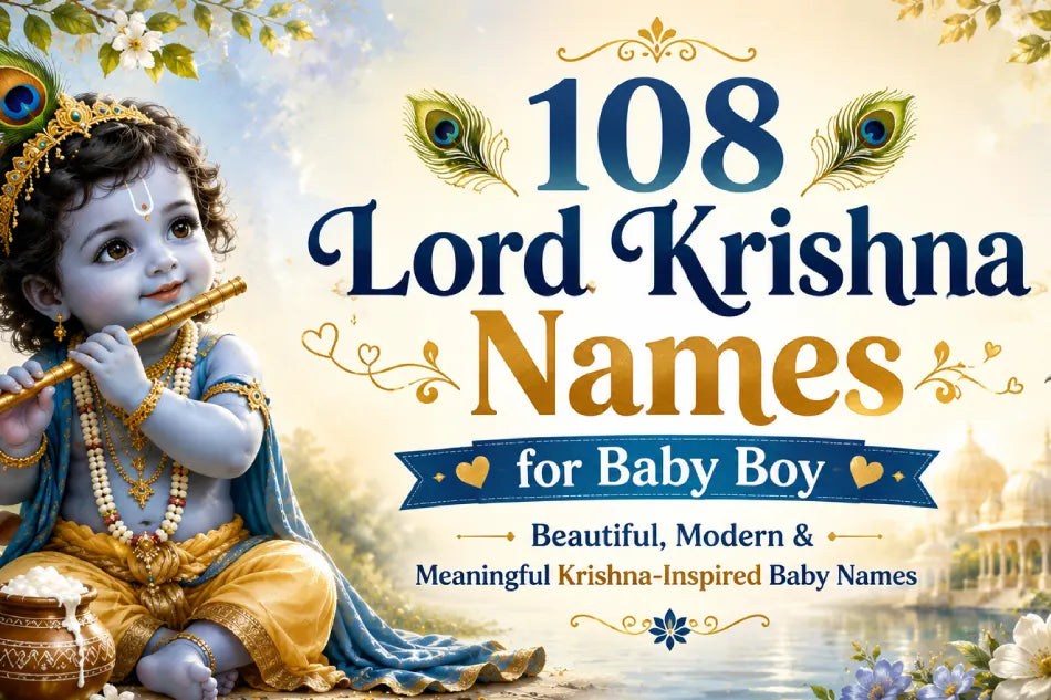 108 Lord Krishna Names for Baby Boy: Beautiful, Modern & Meaningful Krishna-Inspired Baby Names