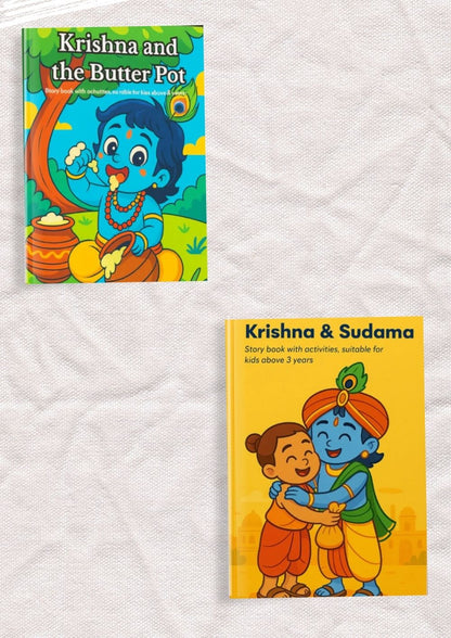 Krishna Combo – Krishna and the Butter Pot & Krishna & Sudama
