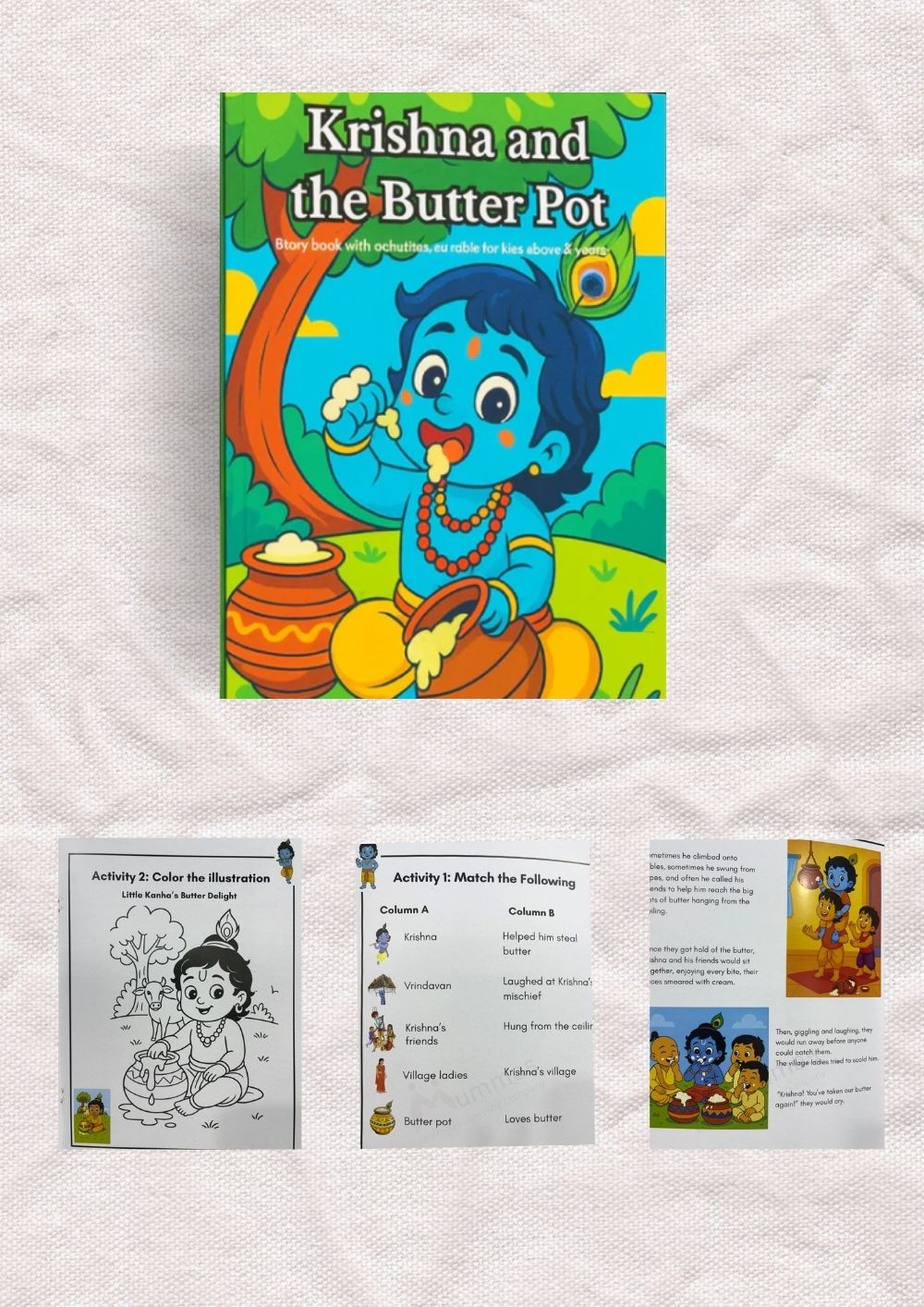 Krishna Combo – Krishna and the Butter Pot & Krishna & Sudama