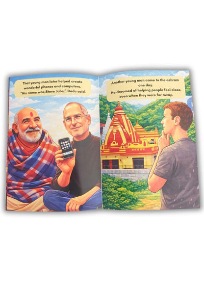 The Man Who Guided Curious Minds: Neem Karoli Baba | Spiritual Story & Activities for Young Creators | 6+ years | Steve Jobs & Mark Zuckerberg