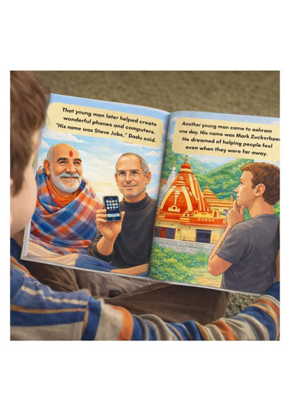 The Man Who Guided Curious Minds: Neem Karoli Baba | Spiritual Story & Activities for Young Creators | 6+ years | Steve Jobs & Mark Zuckerberg