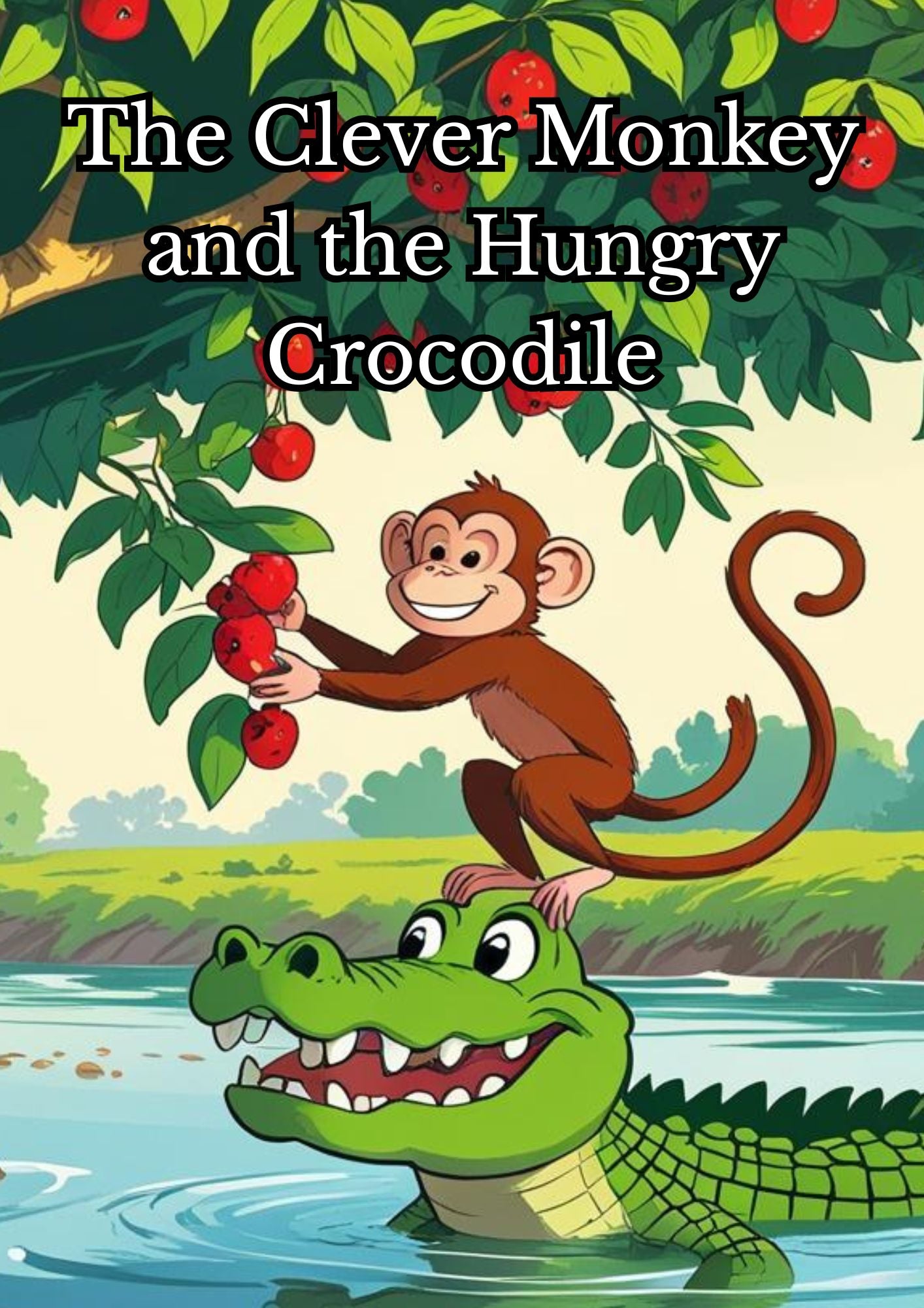 The Clever Monkey and the Hungry Crocodile
