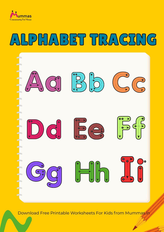 Two Letter Tracing English Worksheet for Montessori Level 2 Kids