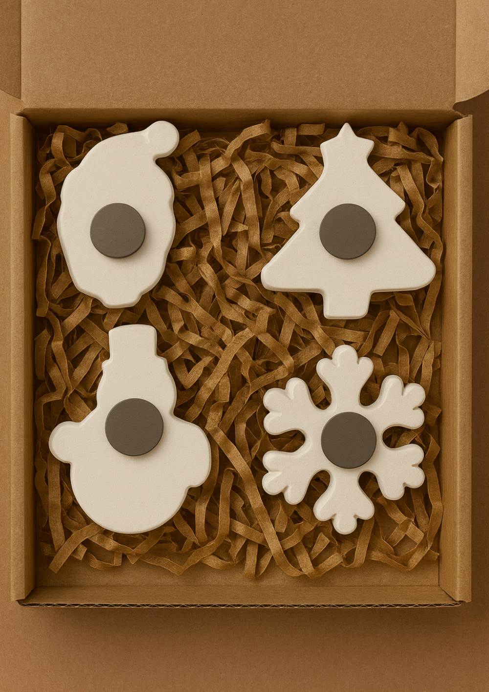 Christmas DIY Fridge Magnet Painting Kit - Holiday Fun for Kids & Families!