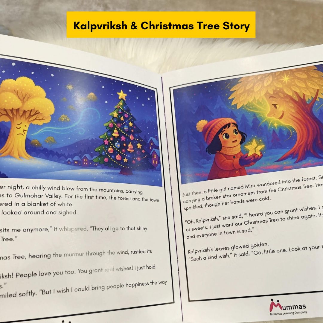 When Kalpvriksh Meets the Christmas Tree | 5+years | Softcover | 14 pages | Full-color illustrations