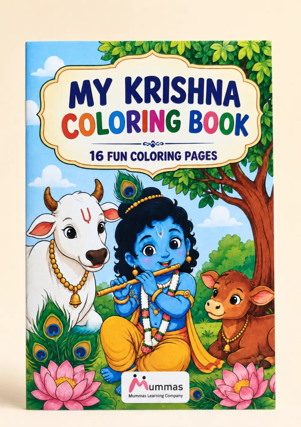 My Krishna Coloring Book for Kids - 16 Fun Coloring Pages