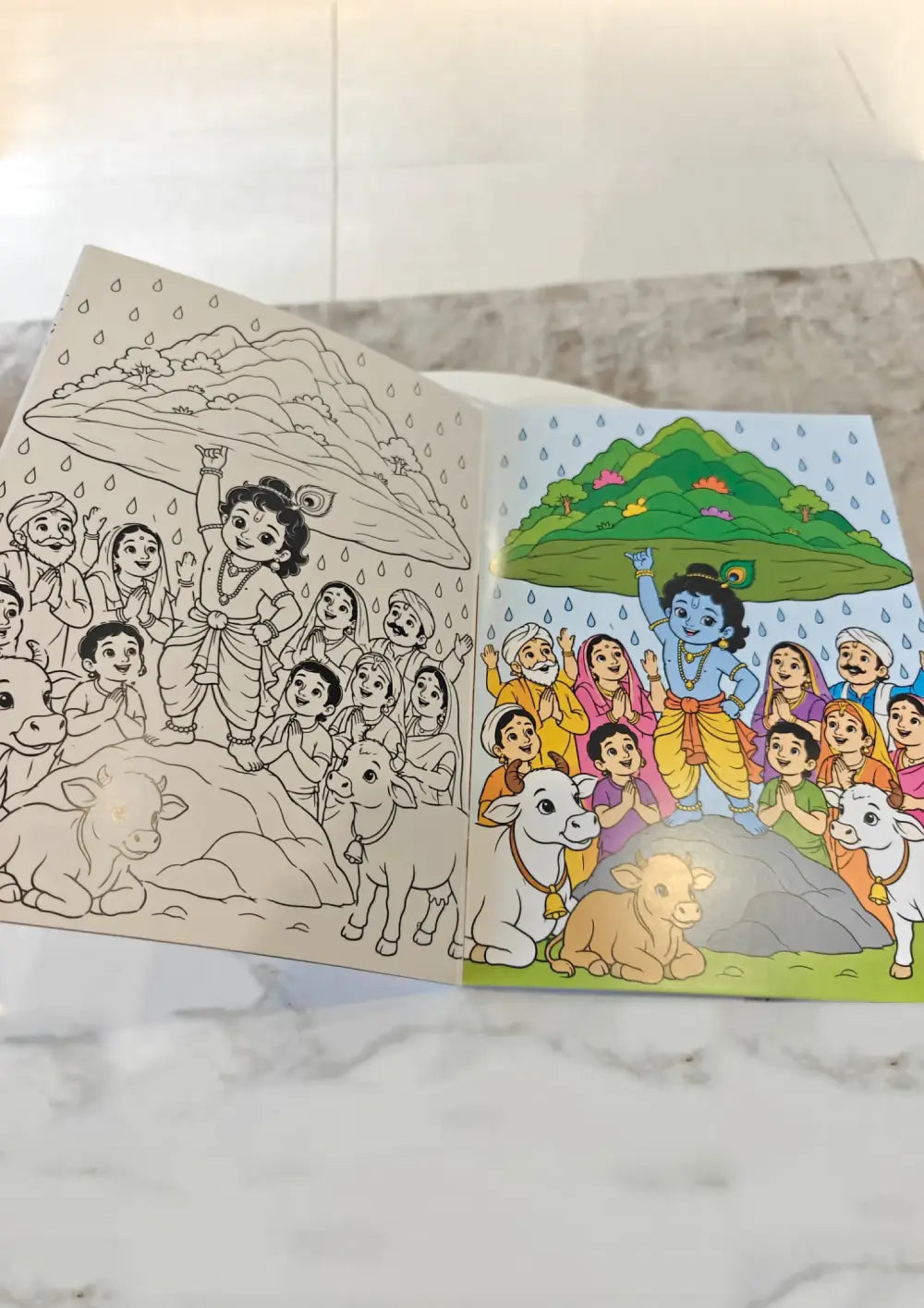 My Krishna Coloring Book for Kids - 16 Fun Coloring Pages