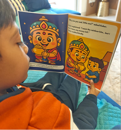 Kuber And The Little Saver - Story Book with Finance Lesson For Kids (6-12 Years)