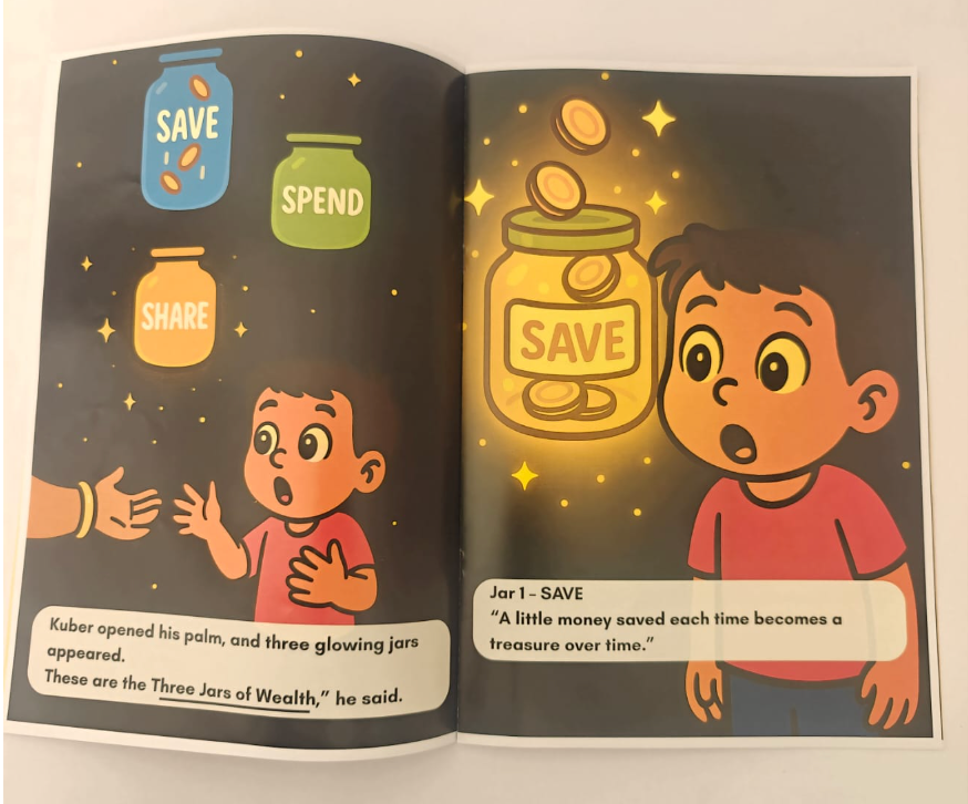 Kuber And The Little Saver - Story Book with Finance Lesson For Kids (6-12 Years)