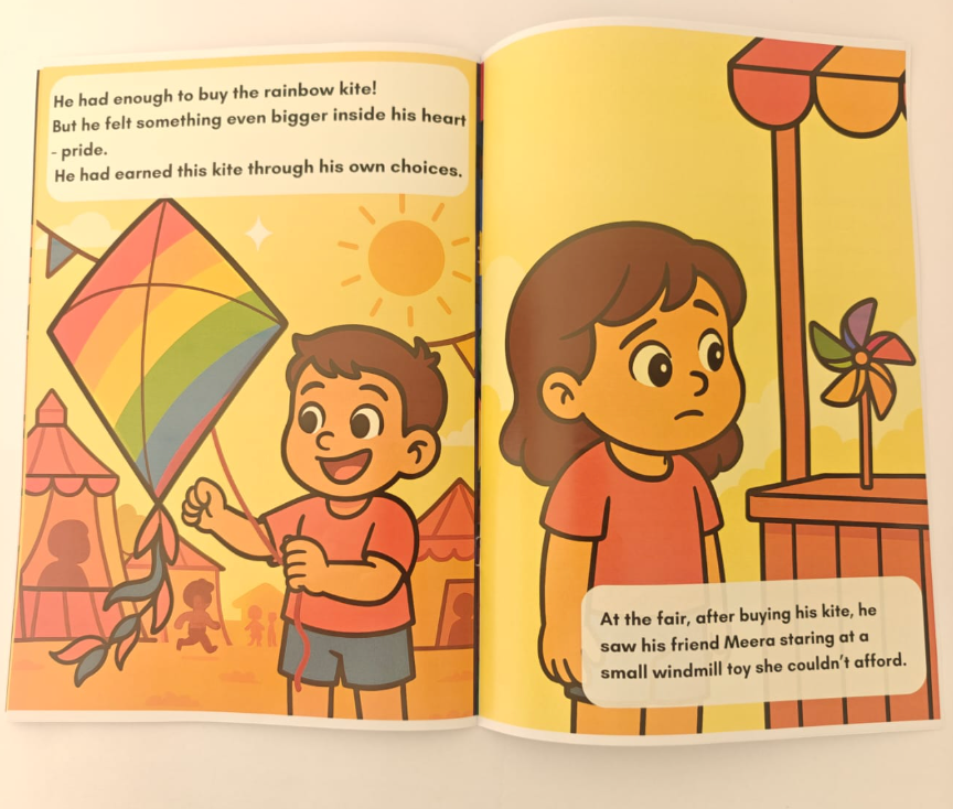 Kuber And The Little Saver - Story Book with Finance Lesson For Kids (6-12 Years)