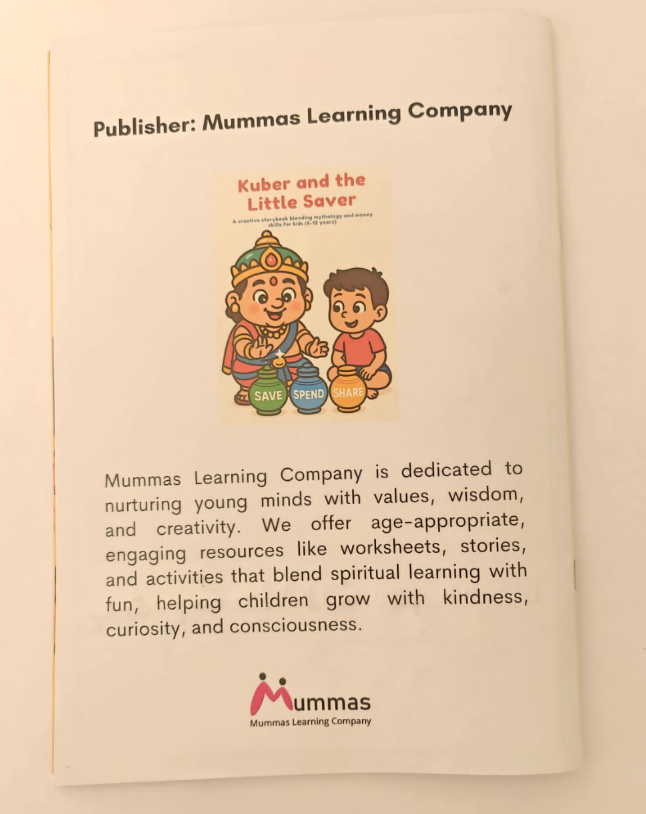 Kuber And The Little Saver - Story Book with Finance Lesson For Kids (6-12 Years)