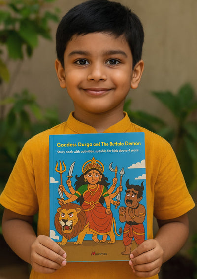 Goddess Durga and the Buffalo Demon - Activity Workbook for Kids