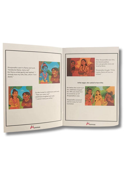 Ramayana Story Books for Kids - Set of 3 Books (With Comprehension and Creative Activities) 5+ years