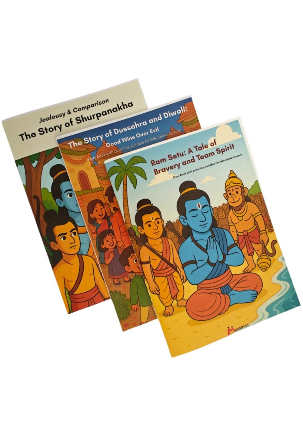 Ramayana Story Books for Kids - Set of 3 Books (With Comprehension and Creative Activities) 5+ years