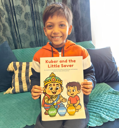 Kuber And The Little Saver - Story Book with Finance Lesson For Kids (6-12 Years)