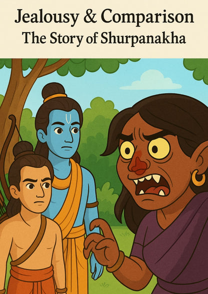 Jealousy & Comparison - The Story of Shurpanakha Kids Storybook with Moral lessons & Activities