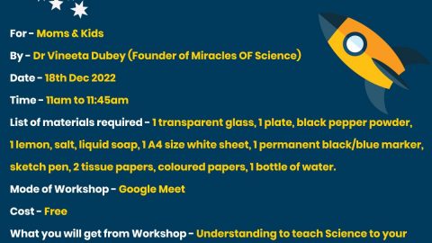 Science is Fun Workshop By Dr. Vineeta Dubey