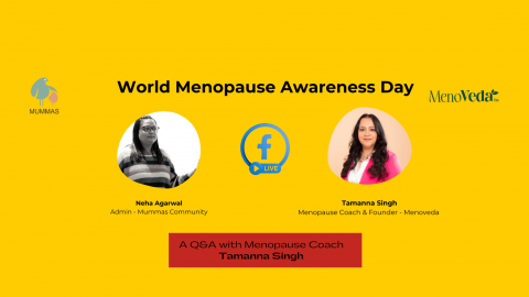 Menopause Matters – A Facebook Live Session with Ms. Tamanna Singh, Menoveda